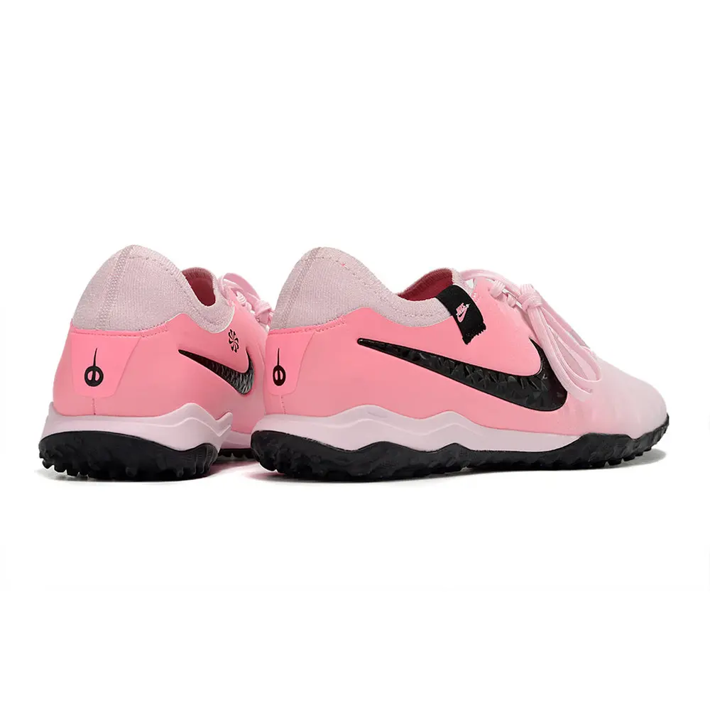 Chuteira Society Nike Tiempo Legend 10 Pro TF Rosa e Preto