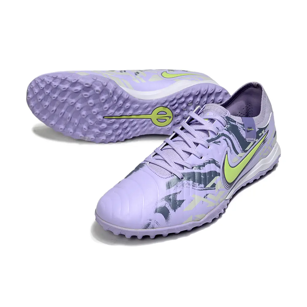 Chuteira Society Nike Tiempo Legend 10 Pro TF Roxo | Desempenho