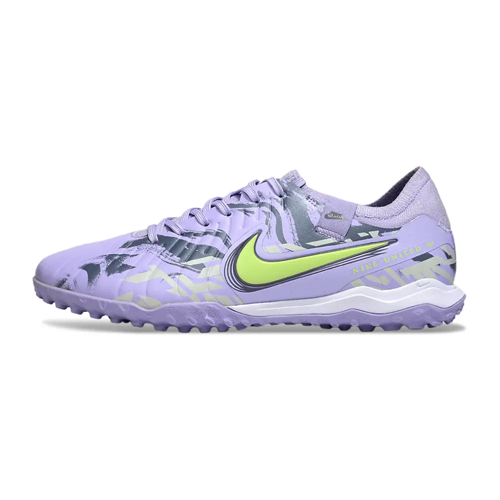Chuteira Society Nike Tiempo Legend 10 Pro TF Roxo | Desempenho