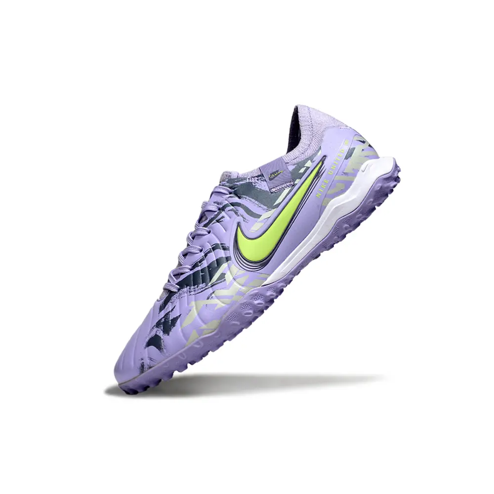 Chuteira Society Nike Tiempo Legend 10 Pro TF Roxo | Desempenho