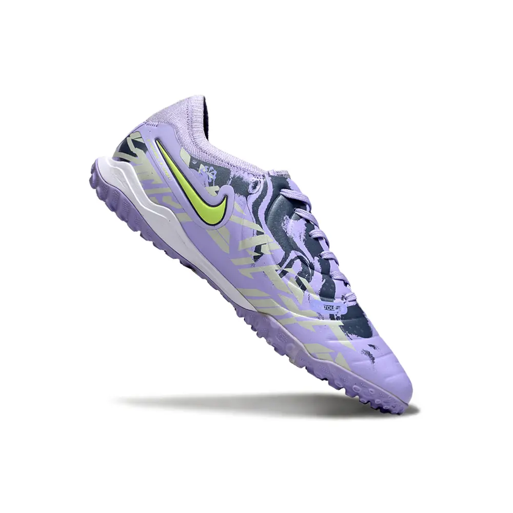 Chuteira Society Nike Tiempo Legend 10 Pro TF Roxo | Desempenho