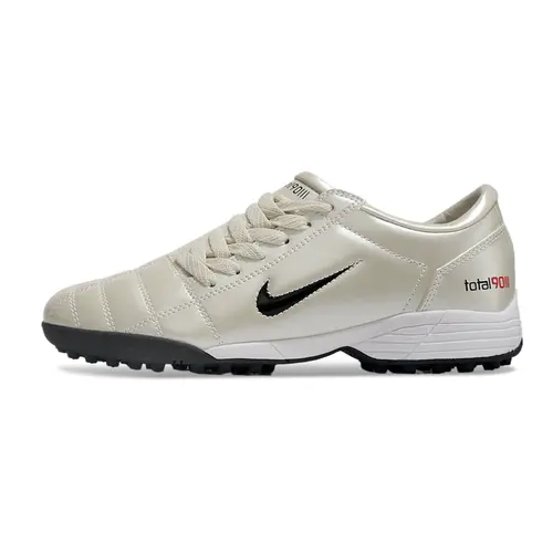 Chuteira Society Nike Total 90 TF Creme e Preta