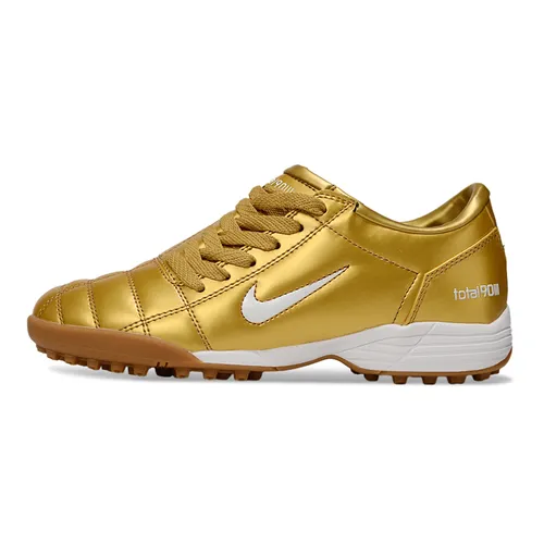 Chuteira Society Nike Total 90 TF Dourada
