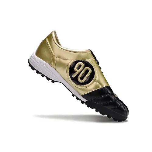 Chuteira Society Nike Total 90 TF Dourada e Preta