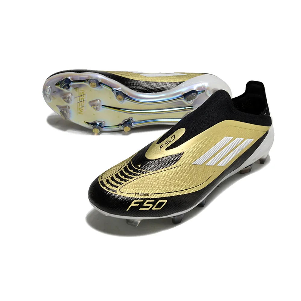 Chuteira Campo Adidas F50+ Messi | Design Dourado - Oferta