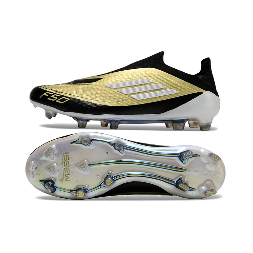 Chuteira Campo Adidas F50+ Messi | Design Dourado - Oferta