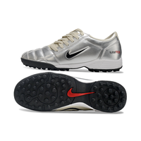 Chuteira Society Nike Total 90 TF | Prata e Creme Sofisticado - imagem 2