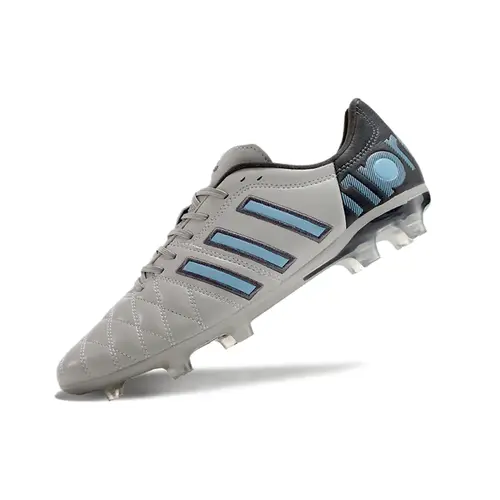 Chuteira Campo Adidas AdiPure 11 Pro FG Cinza, Preta e Azul