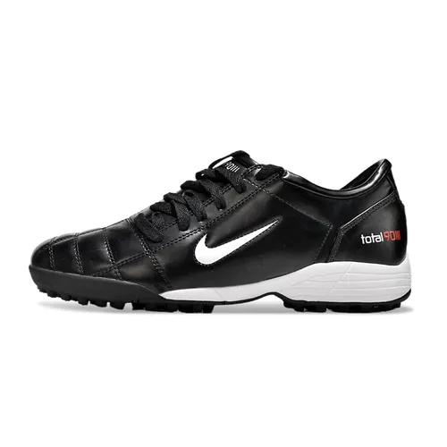 Chuteira Society Nike Total 90 TF Preta e Branca