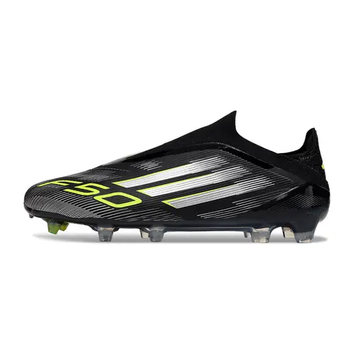 Chuteira Campo Adidas F50+ LL FG Preta e Verde - Eletric Stealth