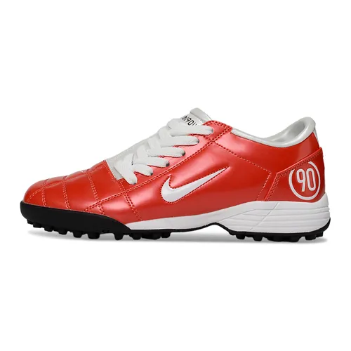 Chuteira Society Nike Total 90 TF Vermelha e Branca