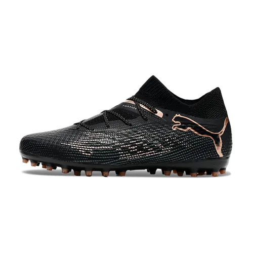 Chuteira Society Puma Future 7 MG Preta e Bronze 