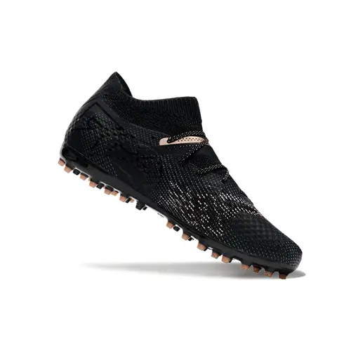 Chuteira Society Puma Future 7 MG Preta e Bronze 