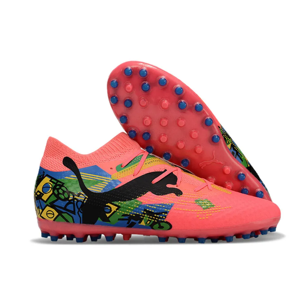 Chuteira Society Puma Future 7 MG | Design Colorido
