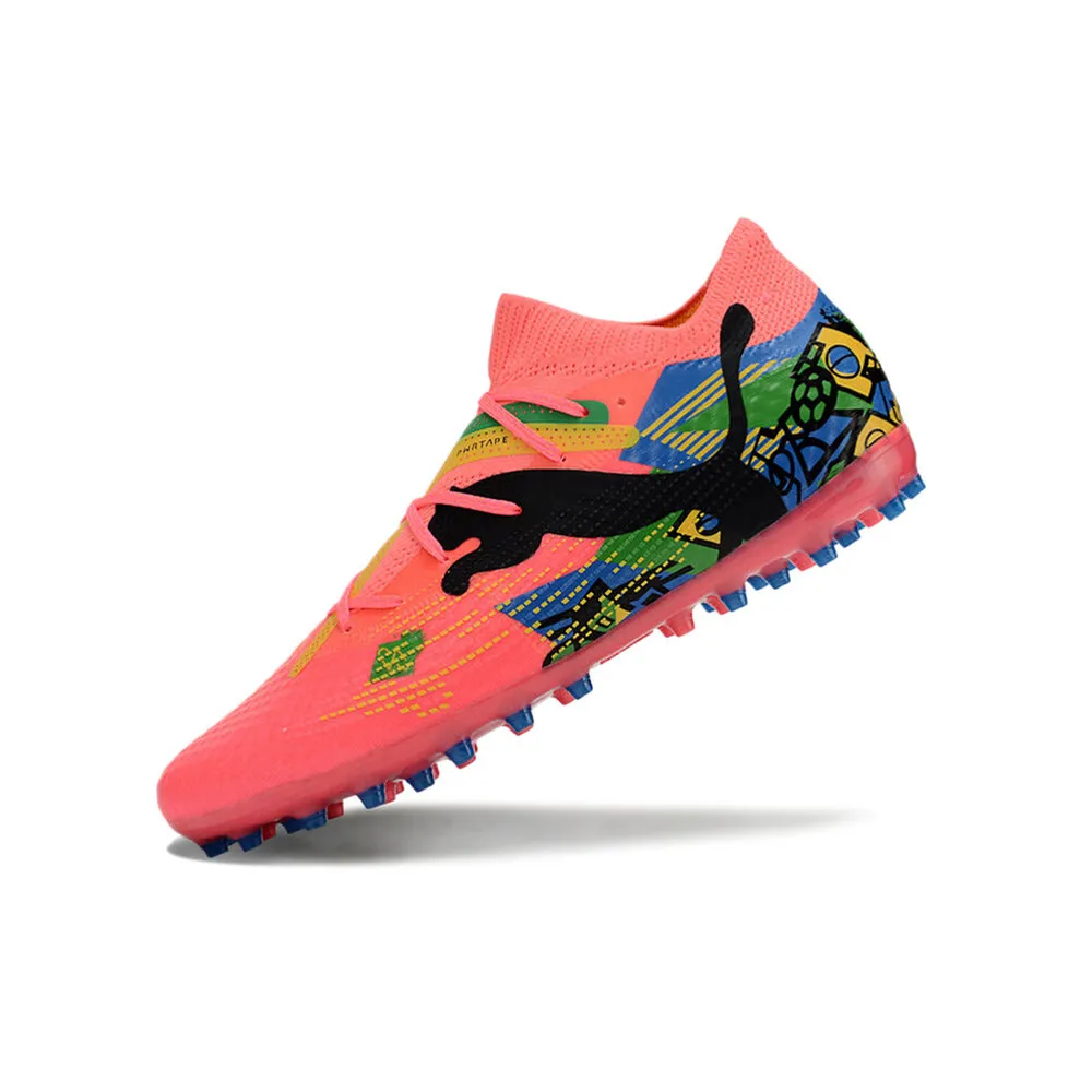 Chuteira Society Puma Future 7 MG | Design Colorido