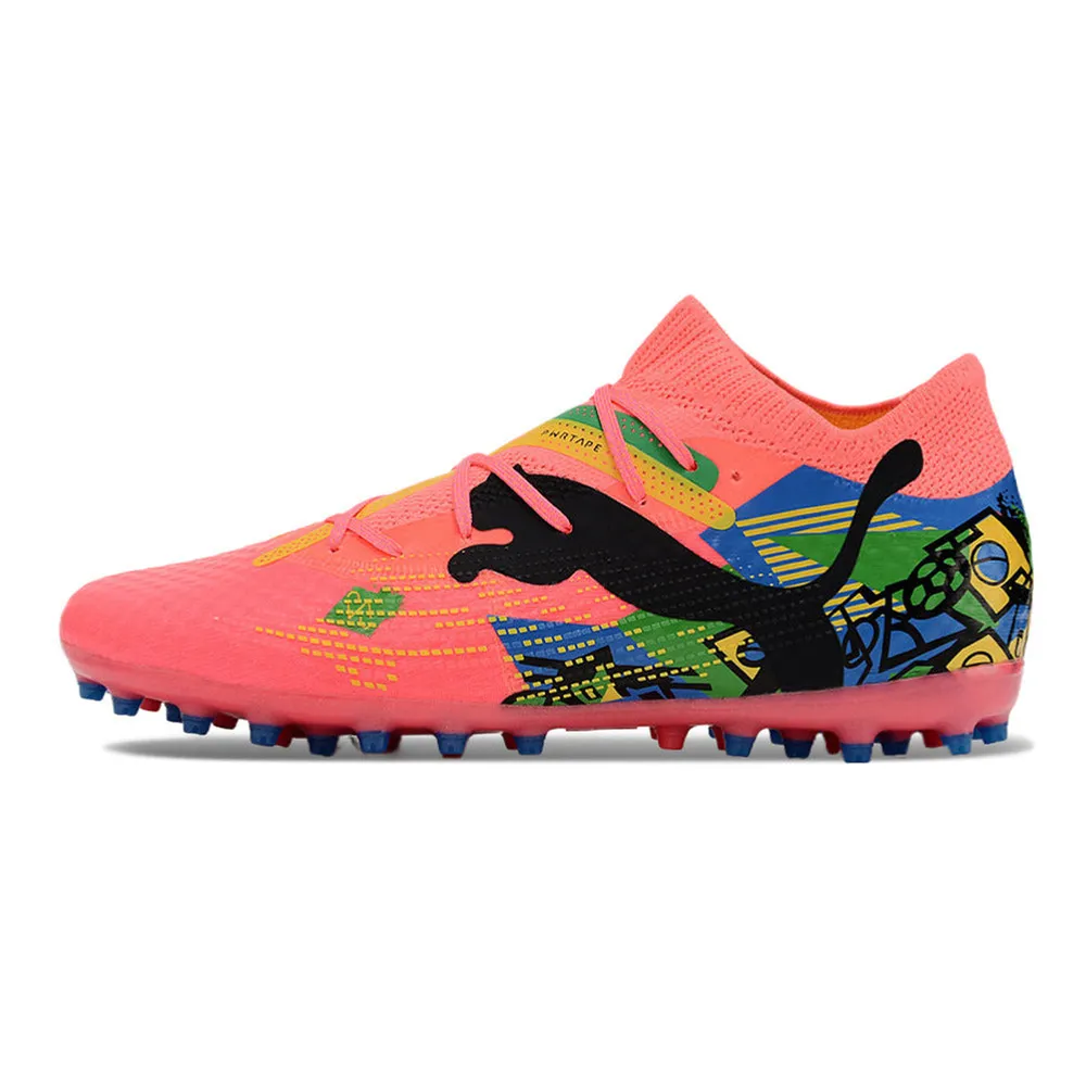 Chuteira Society Puma Future 7 MG | Design Colorido