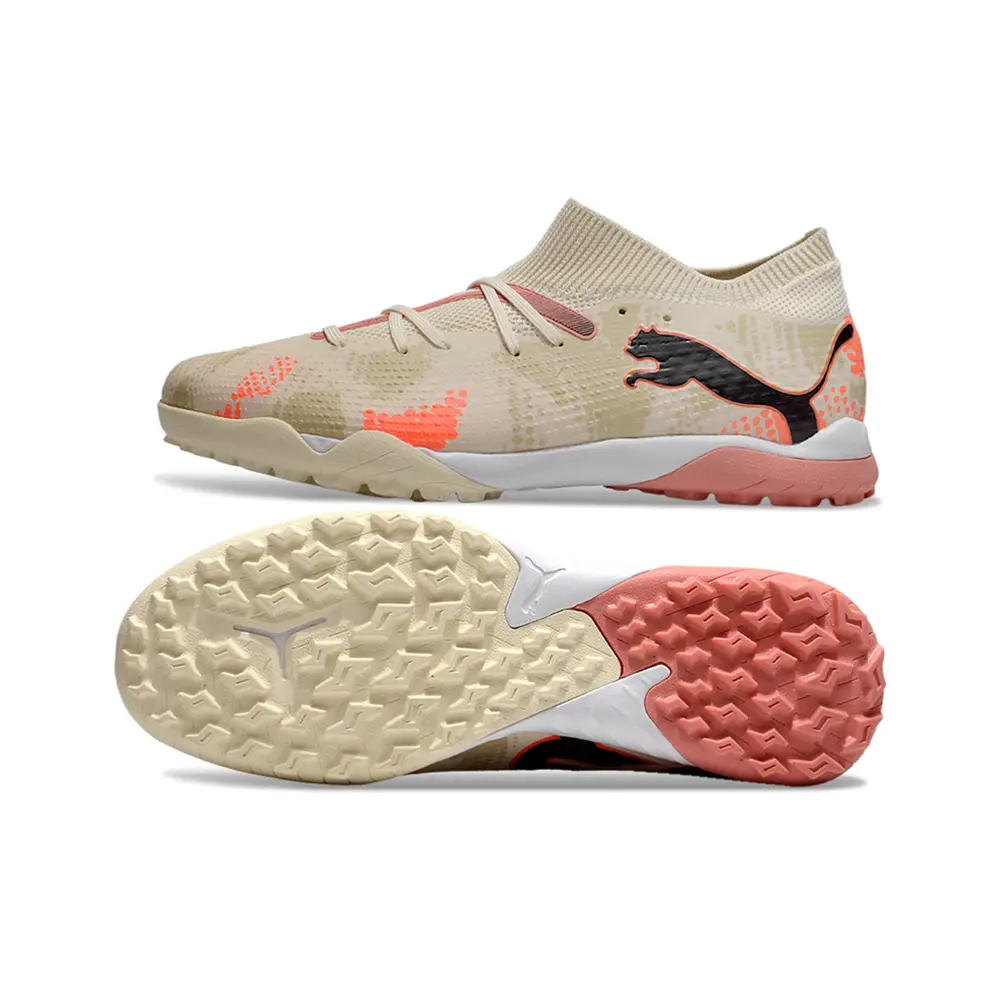Chuteira Society Puma Future 7 TF Bege | Conforto e Durabilidade