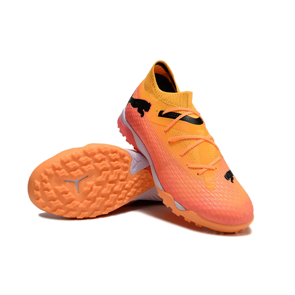 Chuteira Puma Future 7 TF – Tração e Conforto Laranja/Rosa