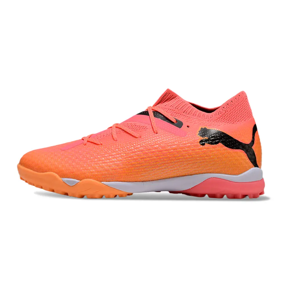 Chuteira Puma Future 7 TF – Tração e Conforto Laranja/Rosa