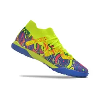 Chuteira Society Puma Future Ultimate TF – Verde, Rosa, Azul - imagem 2