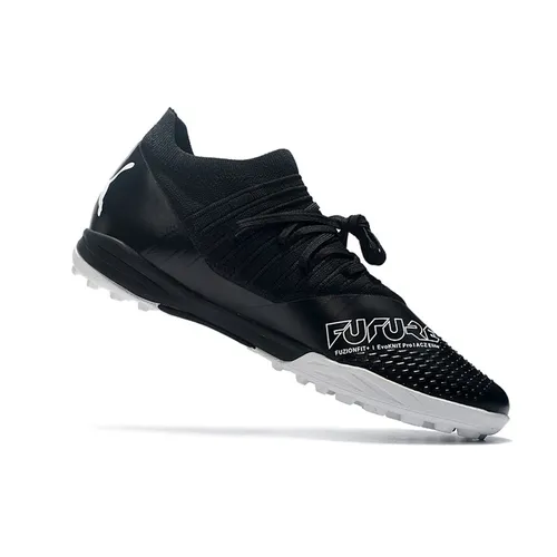 Chuteira Society Puma Future Z 1.3 TF Preta e Branca
