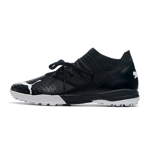 Chuteira Society Puma Future Z 1.3 TF Preta e Branca