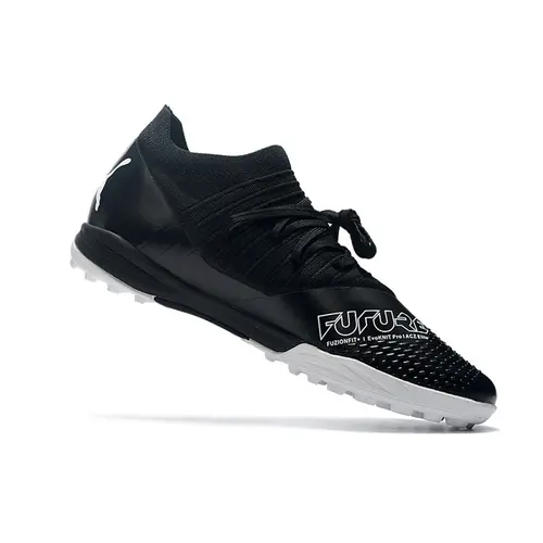 Chuteira Society Puma Future Z 1.3 TF Preta e Branca