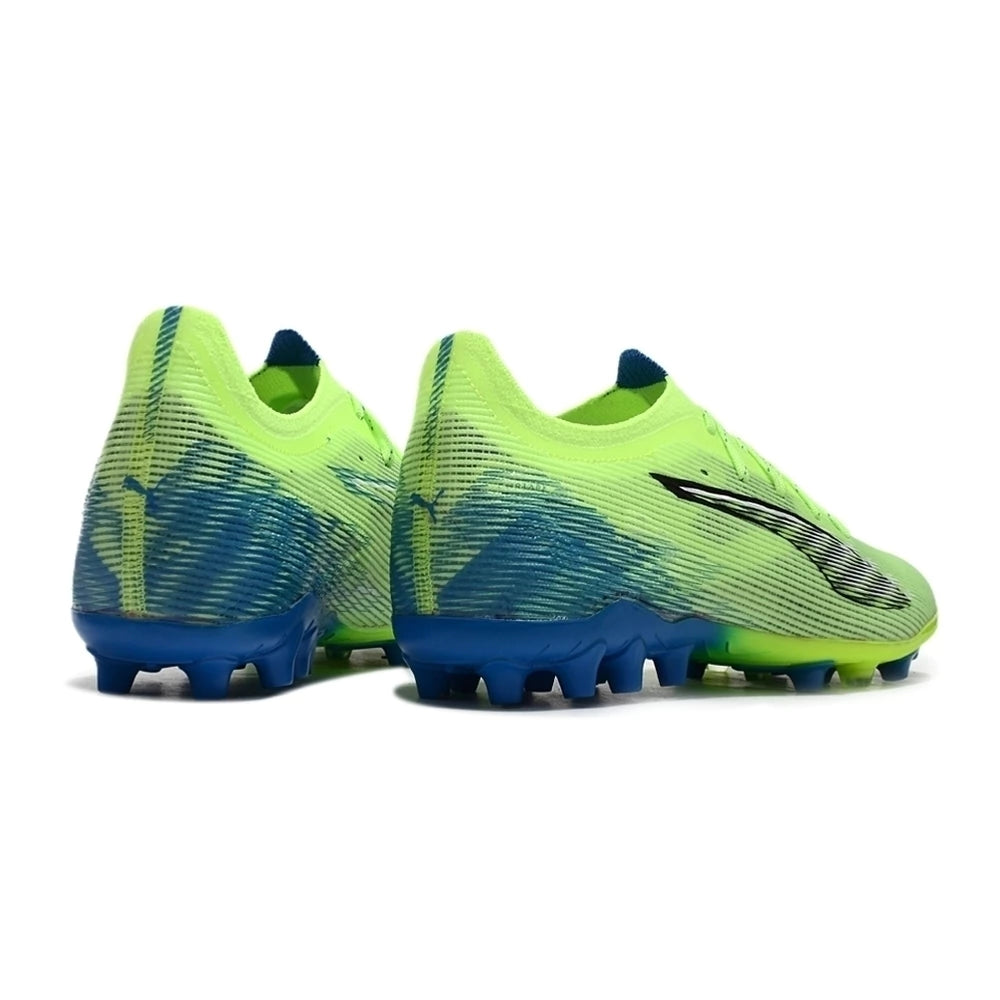 Puma Ultra 5 Ultimate MG – Chuteira Society Verde e Azul