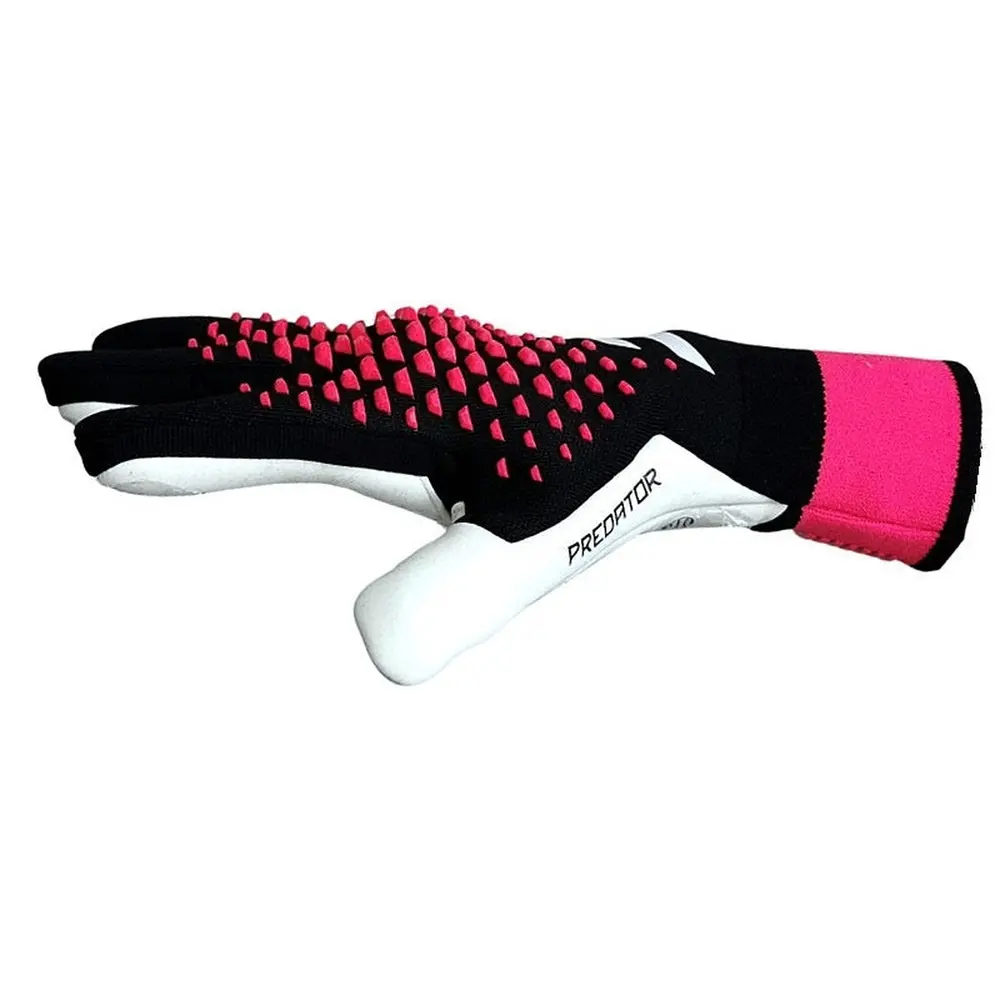 Luva de Goleiro Adidas Predator Accuracy – Preta e Rosa