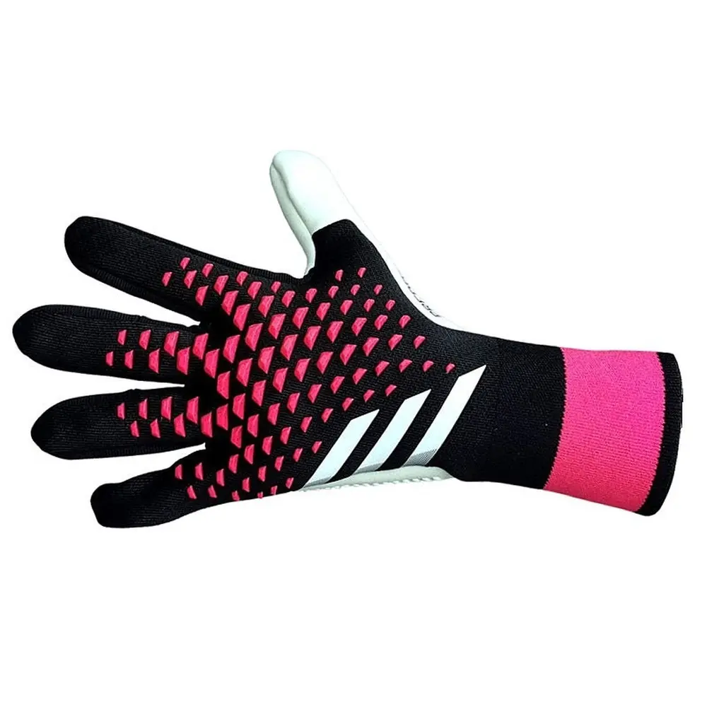 Luva de Goleiro Adidas Predator Accuracy – Preta e Rosa