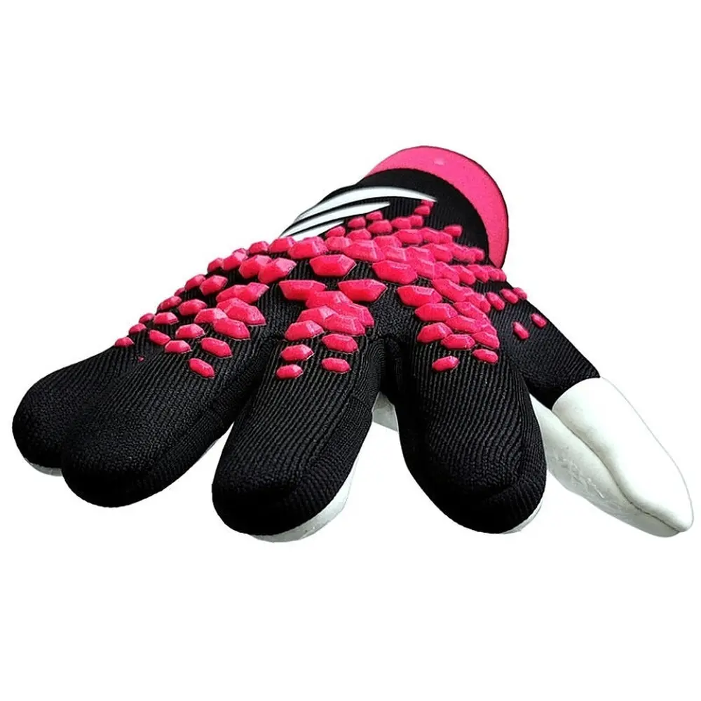 Luva de Goleiro Adidas Predator Accuracy – Preta e Rosa