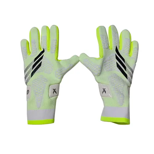Luva de Goleiro Adidas X Crazyfast Branca e Verde 