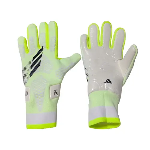 Luva de Goleiro Adidas X Crazyfast Branca e Verde 