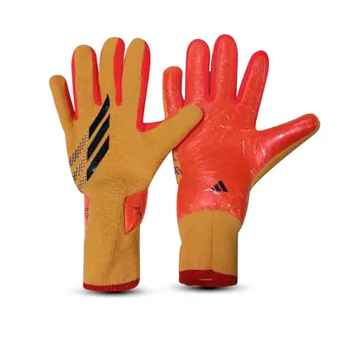 Luva de Goleiro Adidas X Speedportal Laranja e Preto 