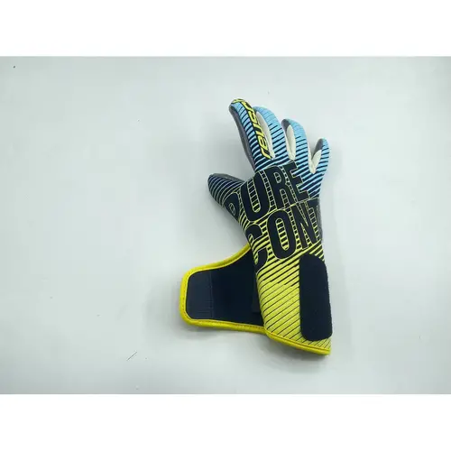 Luva de Goleiro Reusch Pure Contact Azul e Amarelo