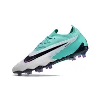Chuteira Campo Nike Phantom GX Elite FG Branca, Verde e Roxa - Peak Ready Pack - imagem 6