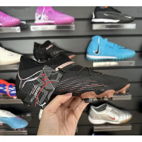 Chuteira Campo Puma Future 7 Preta e Bronze - Pronta Entrega