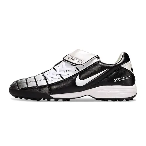 Chuteira Society Nike Total 90 TF Preto e Branco