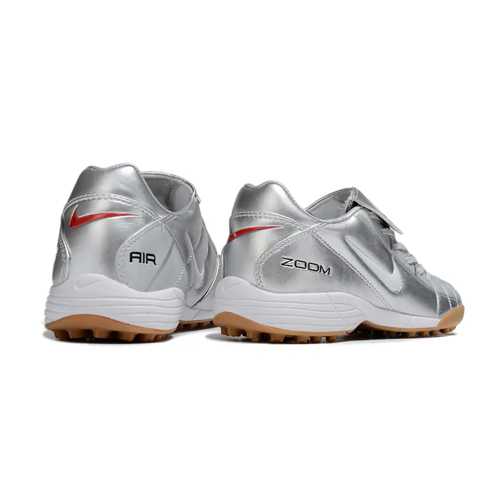 Chuteira Society Nike Total 90 TF | Prata Metalizada Domine