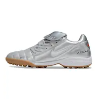 Chuteira Society Nike Total 90 TF | Prata Metalizada Domine - imagem 1
