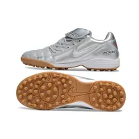 Chuteira Society Nike Total 90 TF | Prata Metalizada Domine - imagem 3