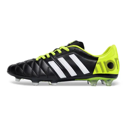 Chuteira Campo Adidas AdiPure 11 Pro FG Preta e Verde