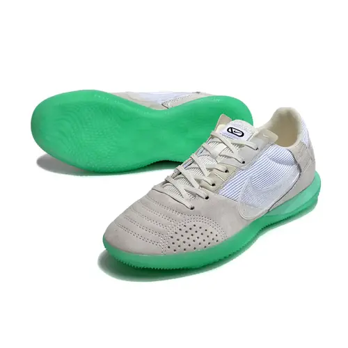 Chuteira Futsal Nike StreetGato IC Cinza e Verde