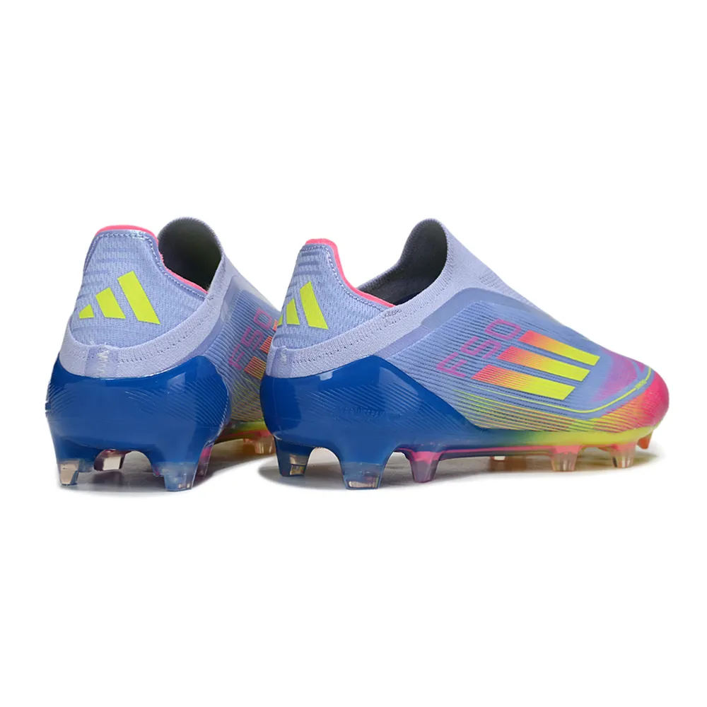 Chuteira Campo Adidas F50+ LL | Rosa e Azul - Exclusiva