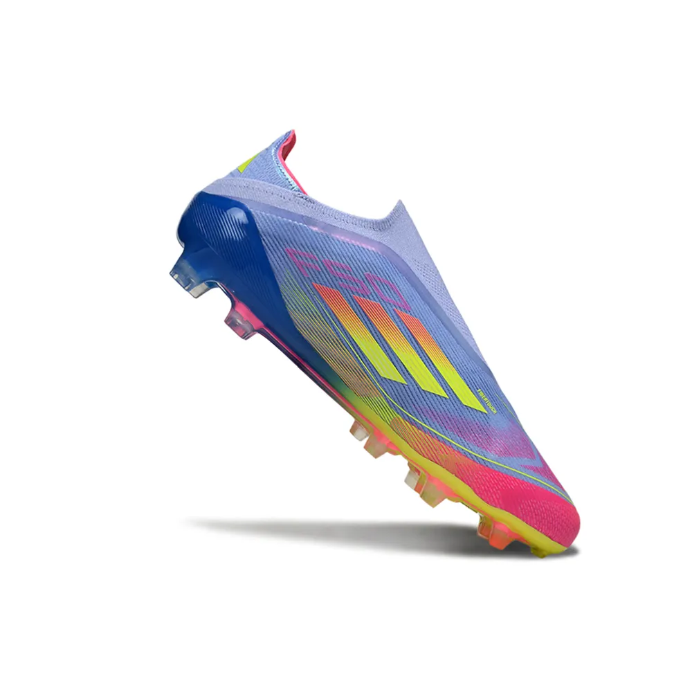 Chuteira Campo Adidas F50+ LL | Rosa e Azul - Exclusiva