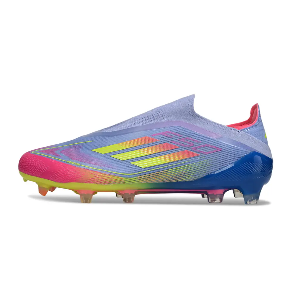 Chuteira Campo Adidas F50+ LL | Rosa e Azul - Exclusiva