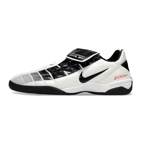 Chuteira Futsal Nike Total 90 IC Branco e Preto