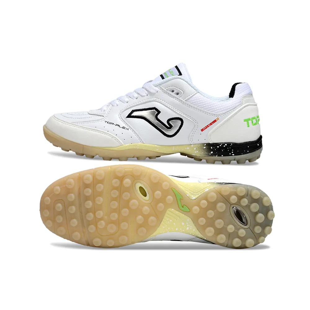 Chuteira Society Joma Top Flex TF Branco | Conforto e Performance