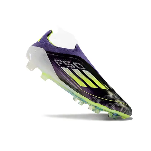 Chuteira Campo Adidas F50+ LL FG Roxa e Verde - Fast Reborn Pack