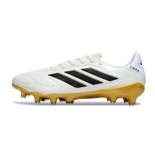 Chuteira Campo Adidas Copa Pure III Elite FG ''Road To Glory'' Branco e Dourado